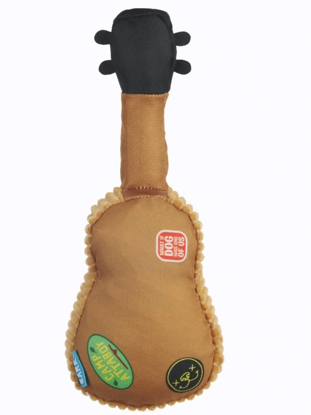 Bark ‘Awoo-stic Guitar’ Plush Tug Dog Toy